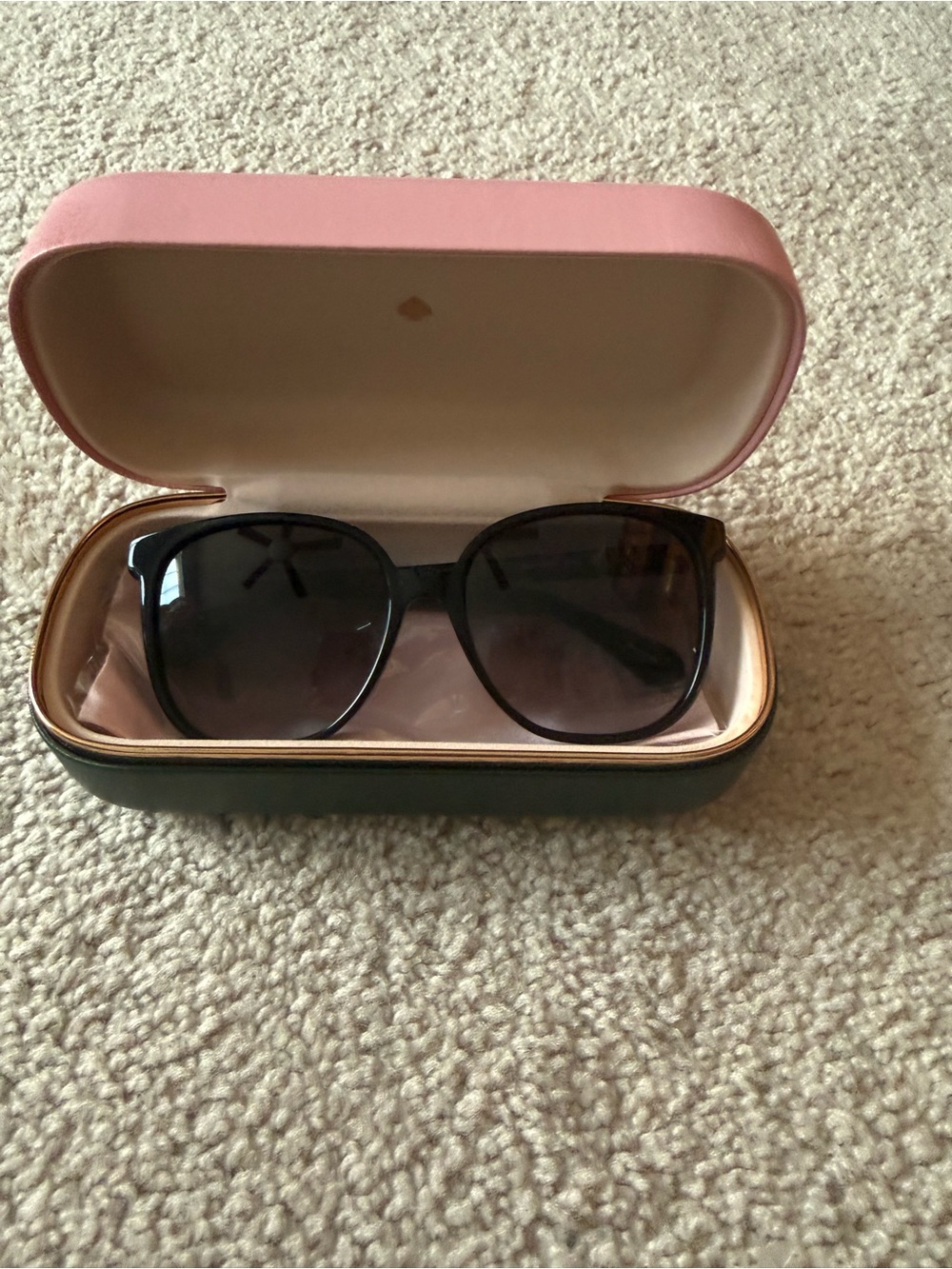 Kate spade black chunky glasses
